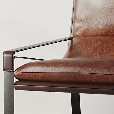 Bram Leather Chair, Open Road Brown - Image 2