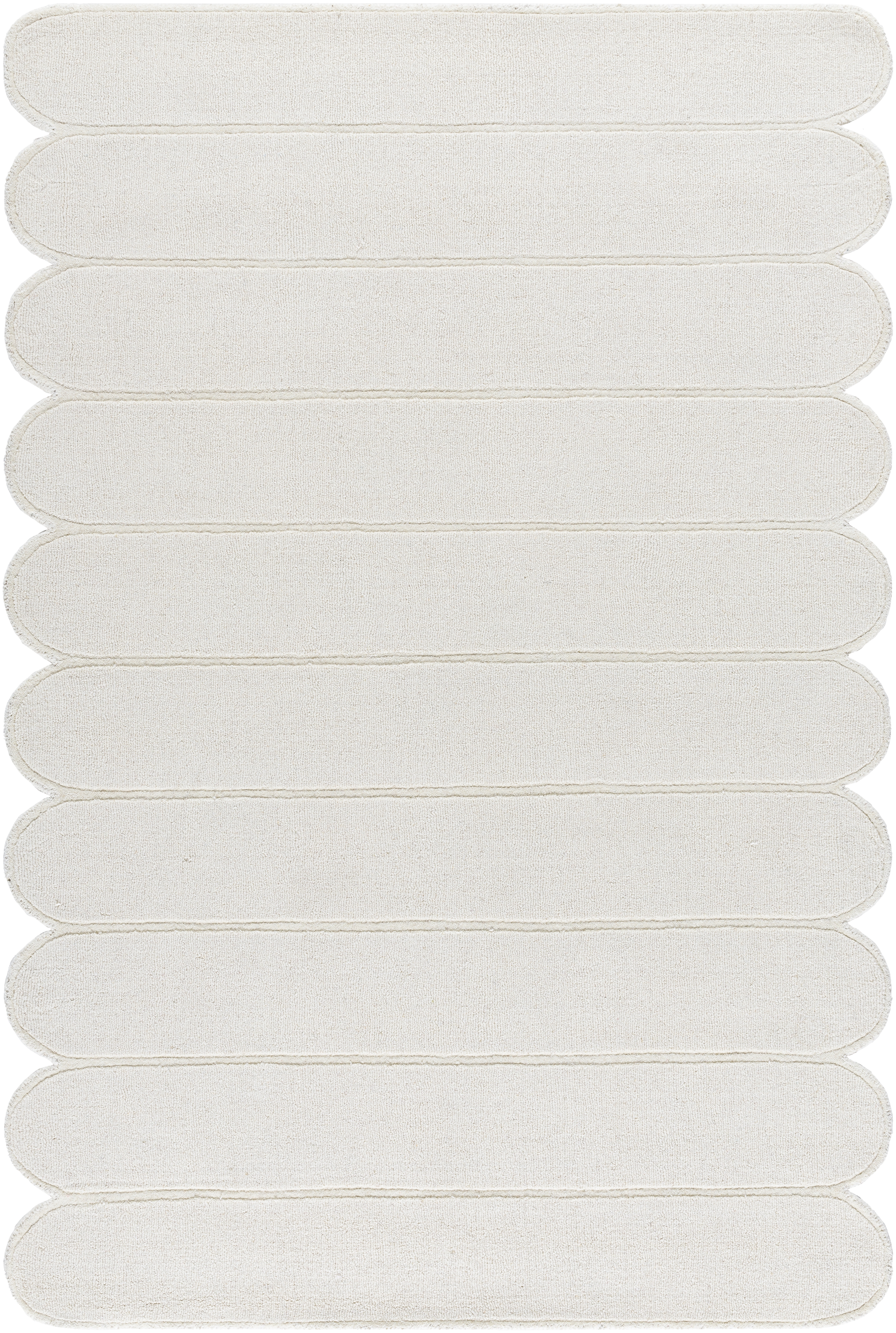 Mystique Beige Indoor 5' x 7'6" Handmade Rug - Image 0