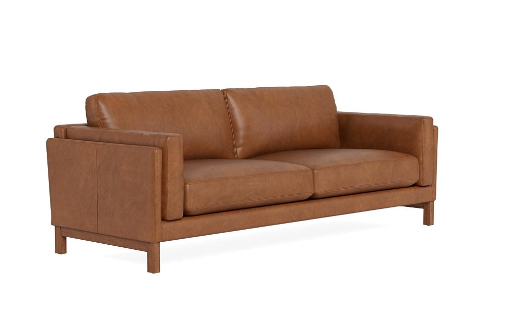 Gaby Leather 2-Seat Sofa - Image 1