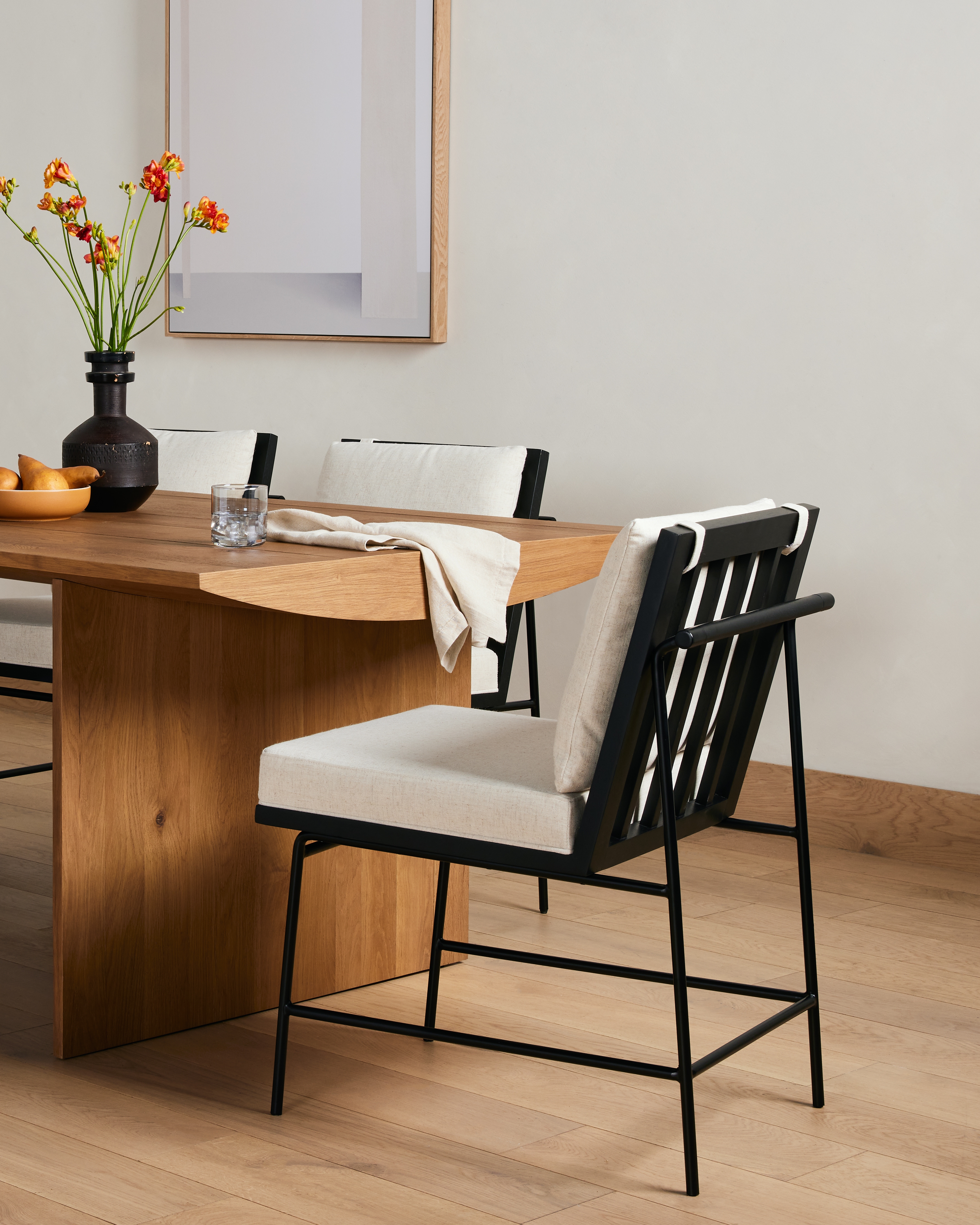 Crete Dining Chair-Savile Flax - Image 12