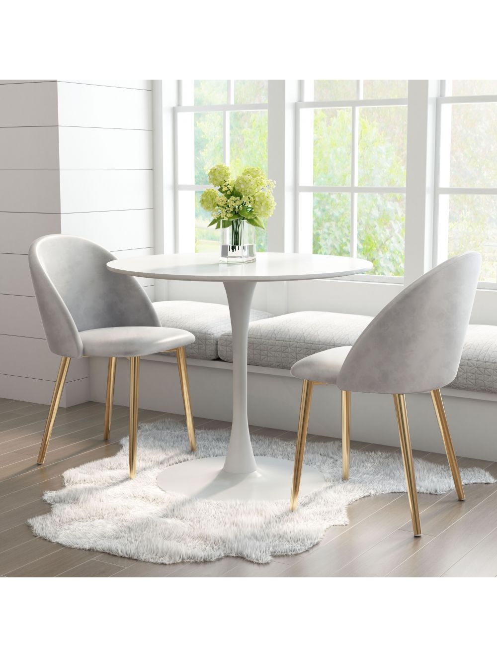 Opus Dining Table, White - Image 3