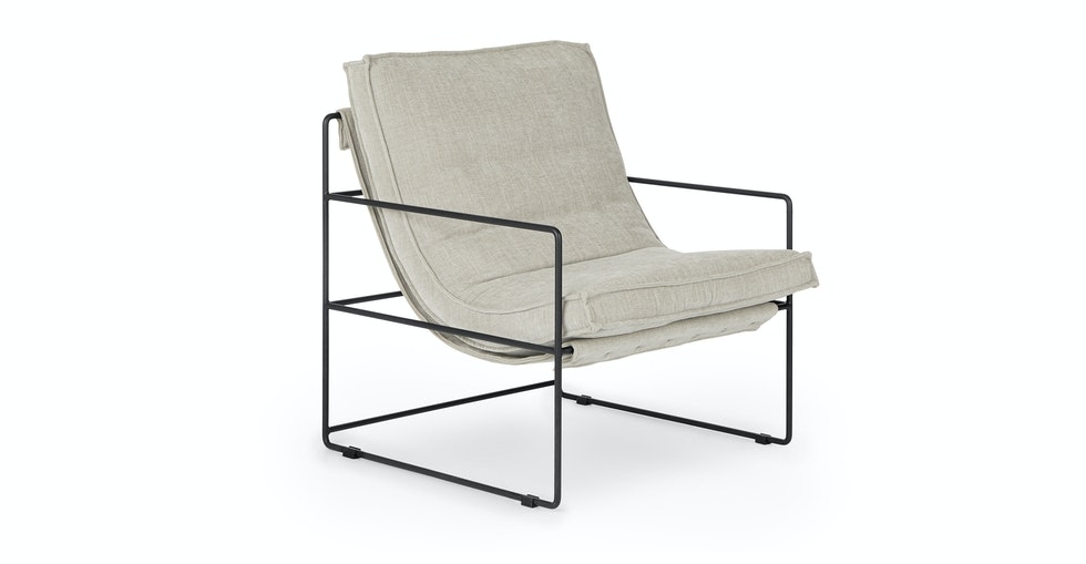 Entin Whistle Gray Lounge Chair - Image 0