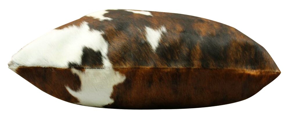 Amory Authentic Cowhide Throw Pillow Cover, 22" x 22" - Image 2