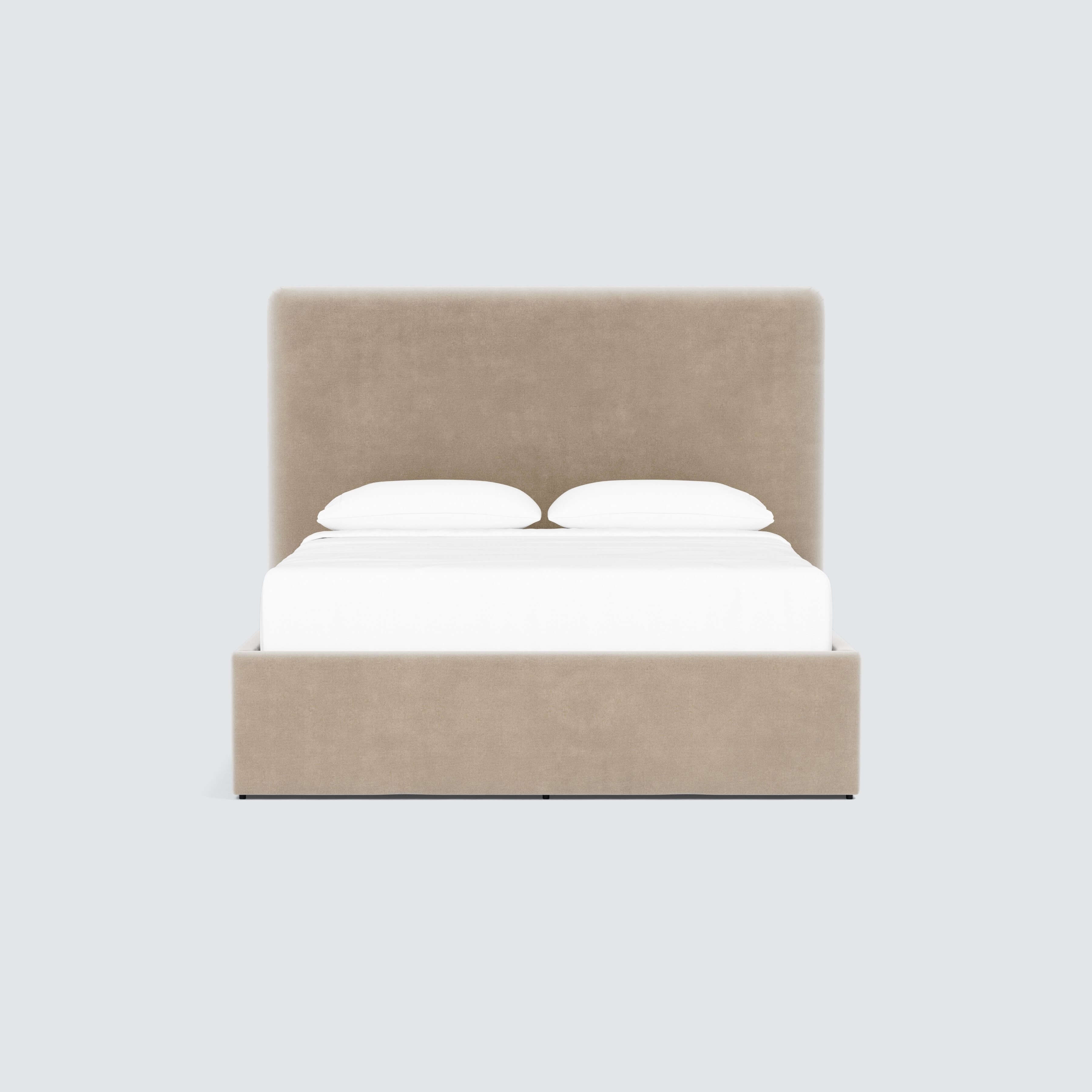 The Citizenry Alpine Bed Tall Headboard | Twin | Brown - Image 1