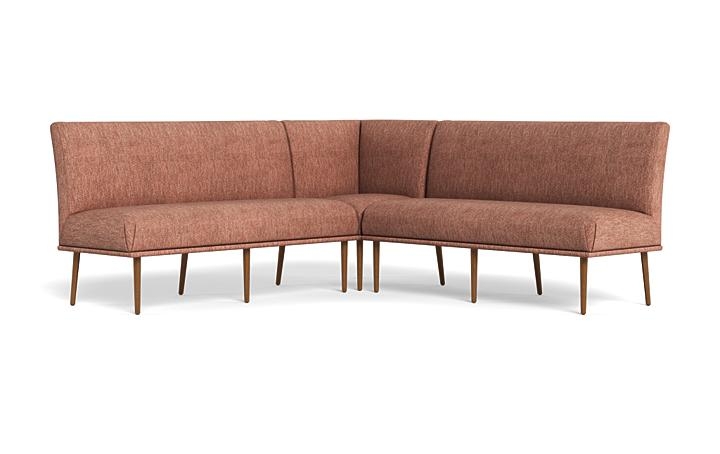 Dorian Upholstered Corner Banquette with Tufting Option - Image 2