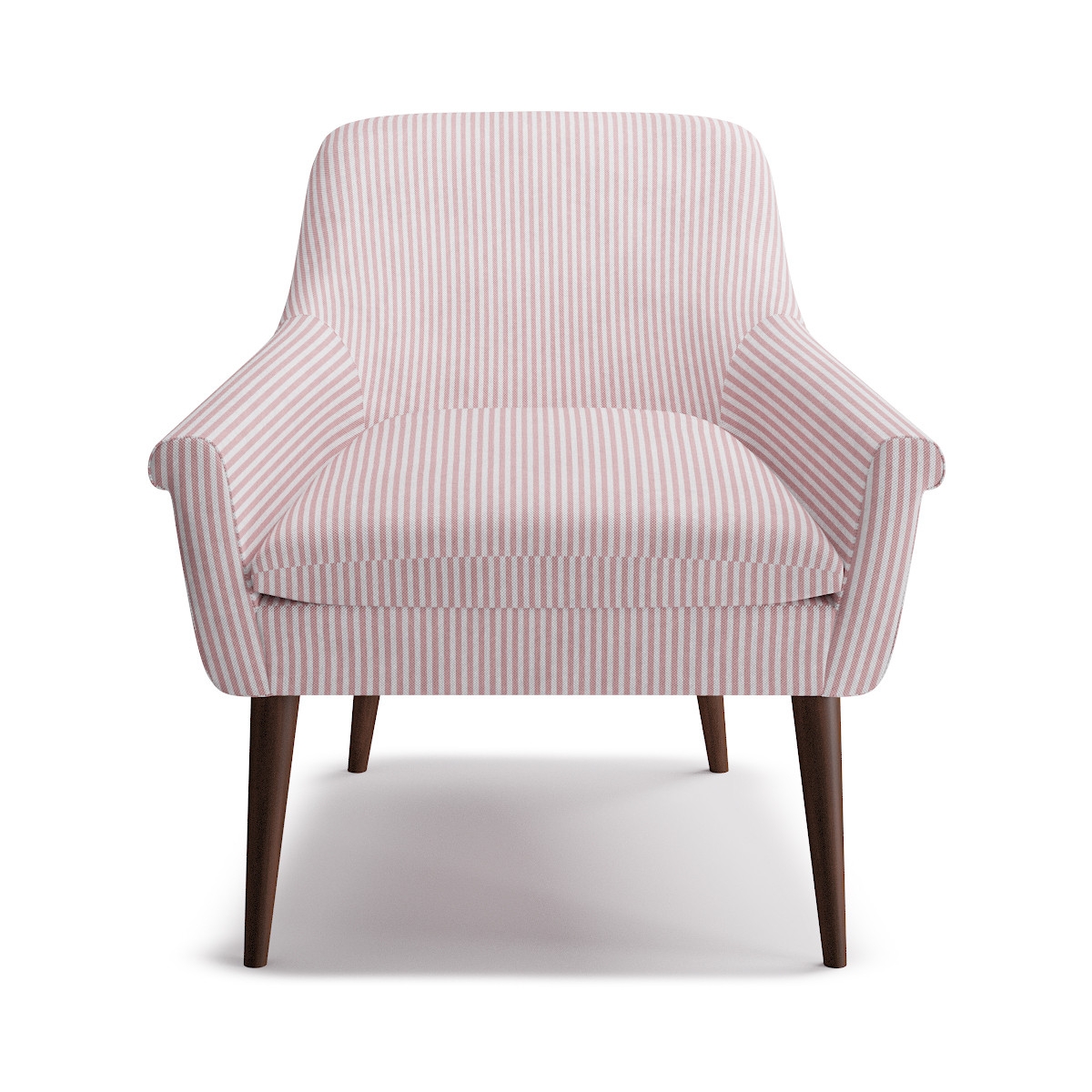 Cocktail Chair | Pink Ticking Stripe - Image 0