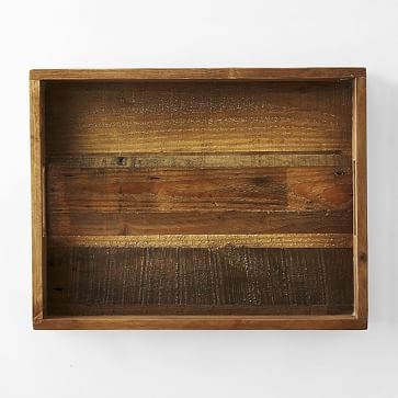 Reclaimed Wood Tray, Natural, 14"x18" - Image 2