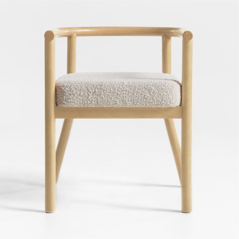 White Horse Wood Kids Desk Chair 25.5" by Leanne Ford - Image 6