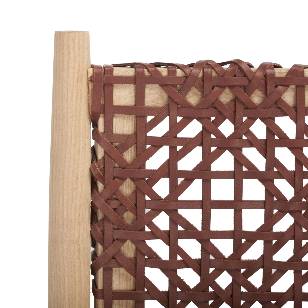 Bandelier Accent Chair - Cognac / Natural - Safavieh - Image 2