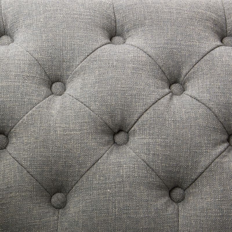 Savile Tufted Sectional Sofa Bloce Grey - Image 4