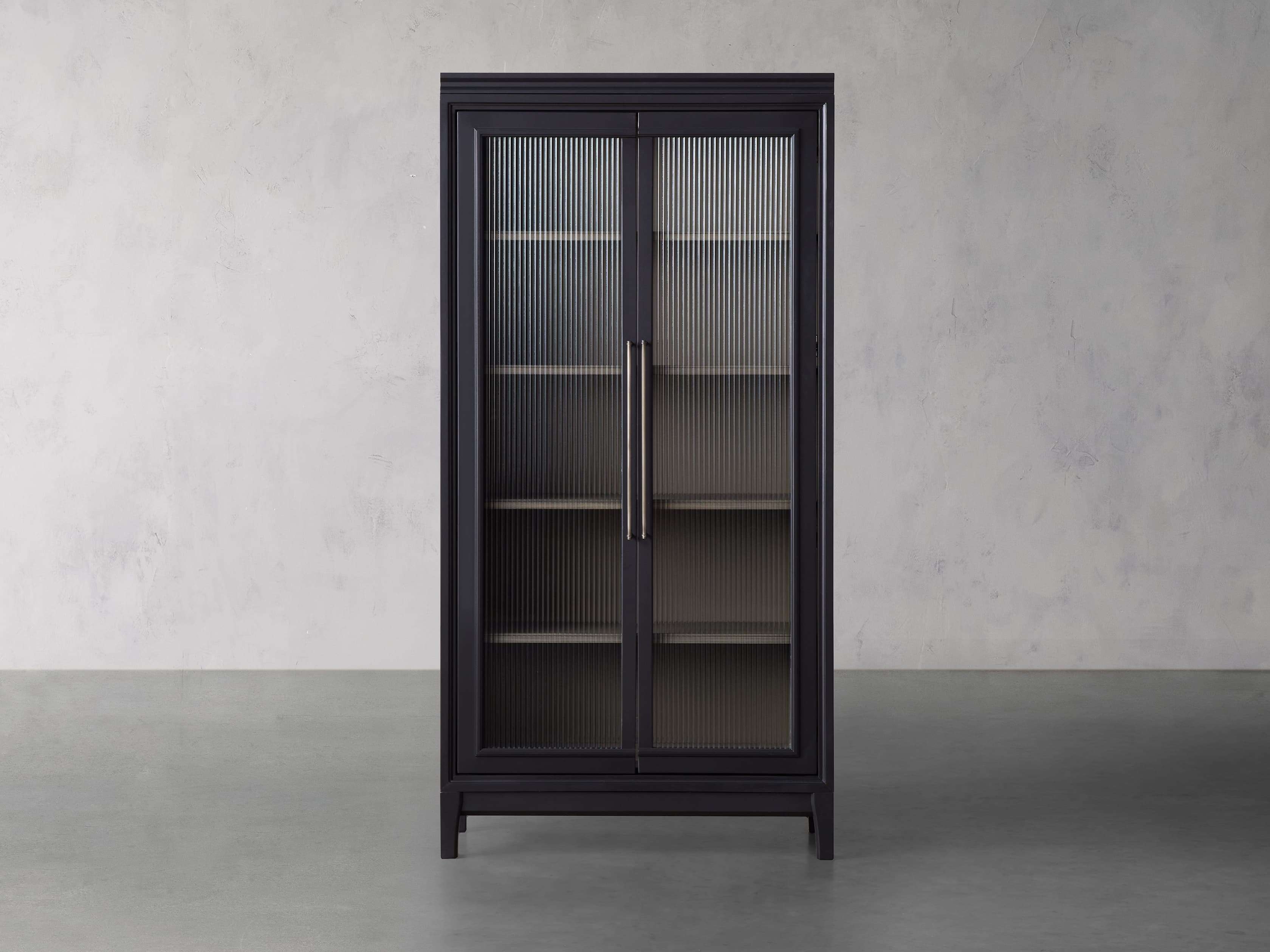 Rowan Modular Cabinet in Wood Single Black  Scoria  - Image 0