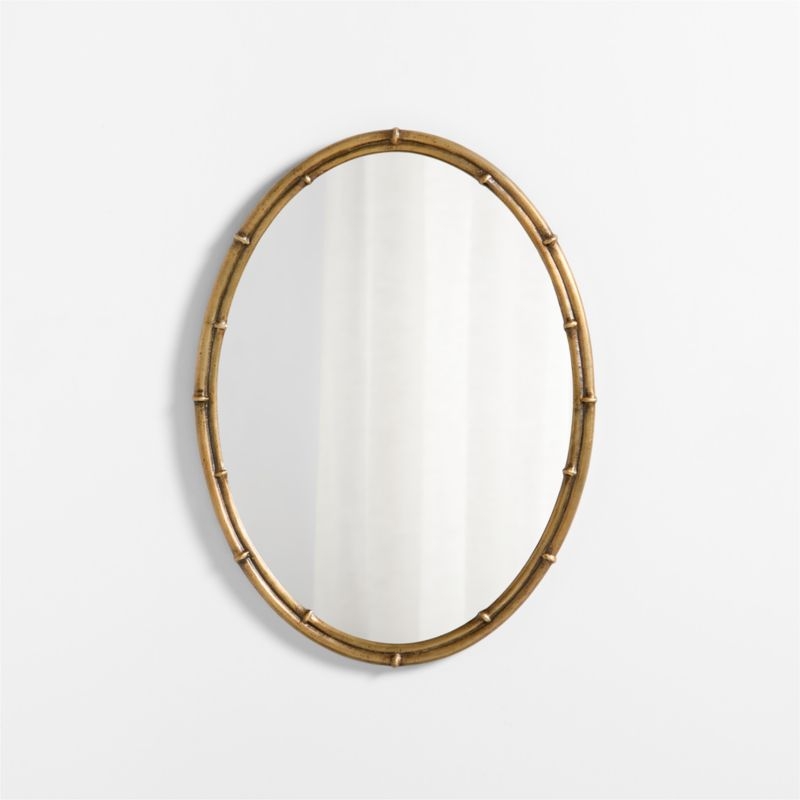 Ivy Cast Metal Bamboo-Style Mirror by Jake Arnold - Image 5