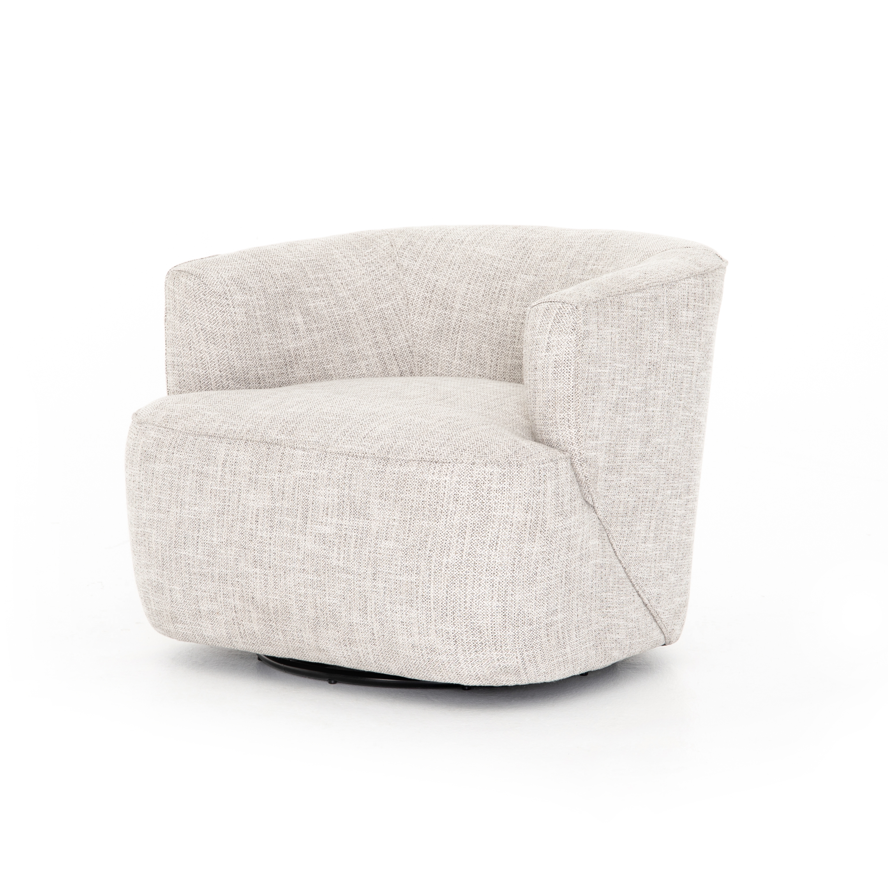 Mila Swivel Chair-Brazos Dove - Image 0