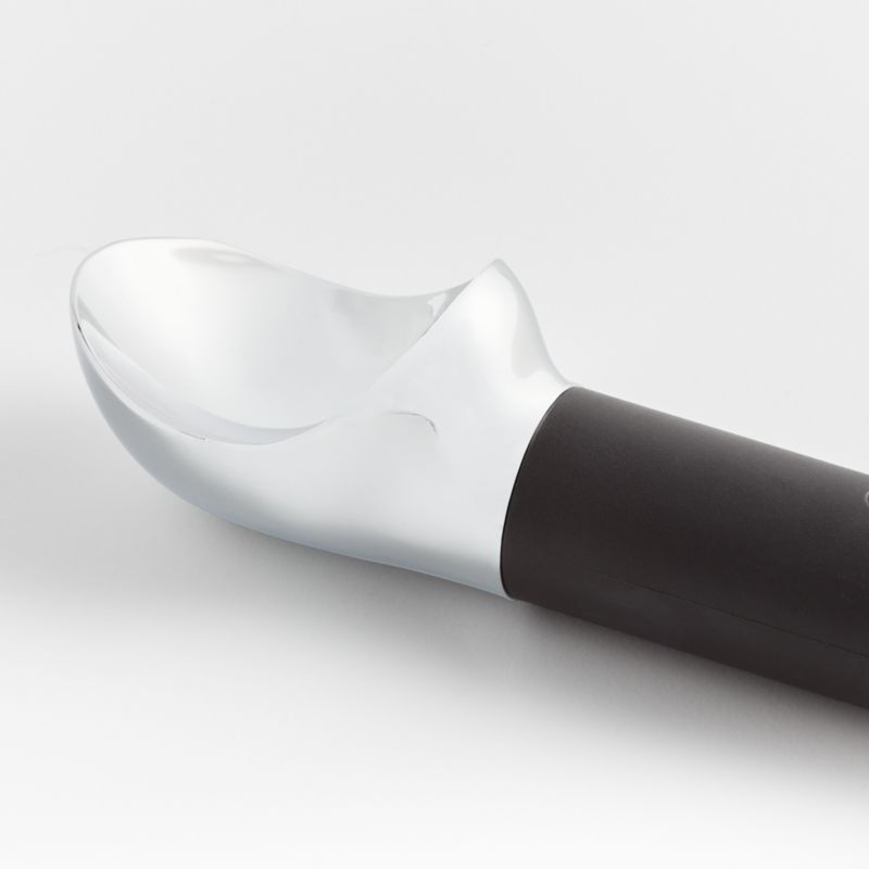Crate & Barrel Black Soft-Touch Ice Cream Scoop - Image 2