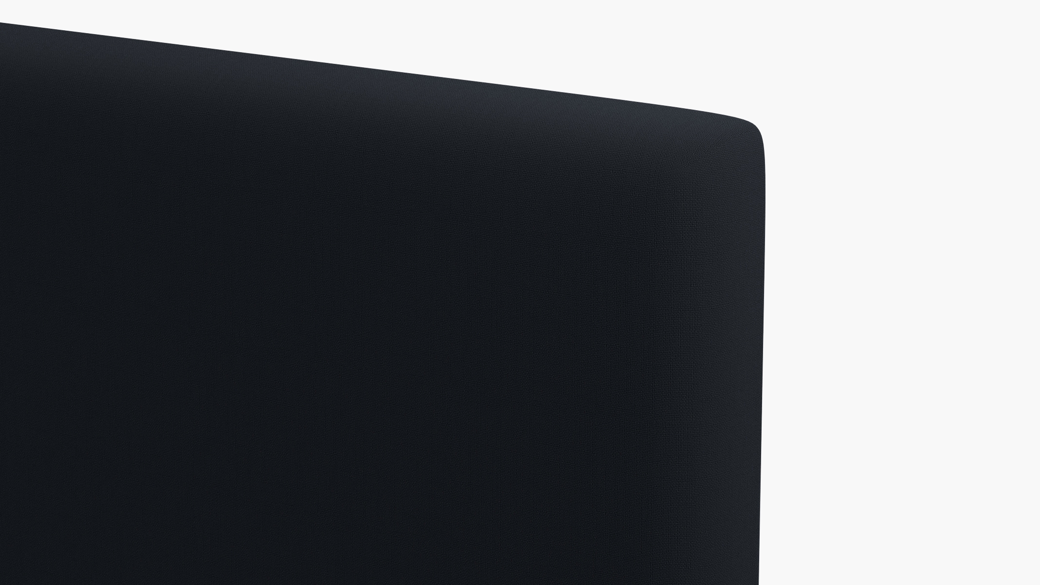 Square Back Headboard, Navy Everyday Linen, Queen - Image 2