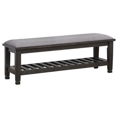 Kylie Upholstered Shelves Storage Bench - Image 0