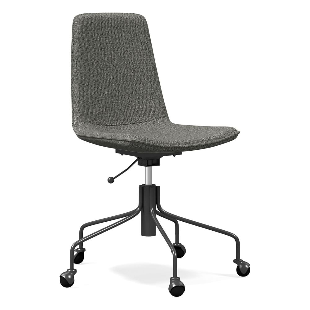 Slope Office Chair, Twill, Granite - Image 0