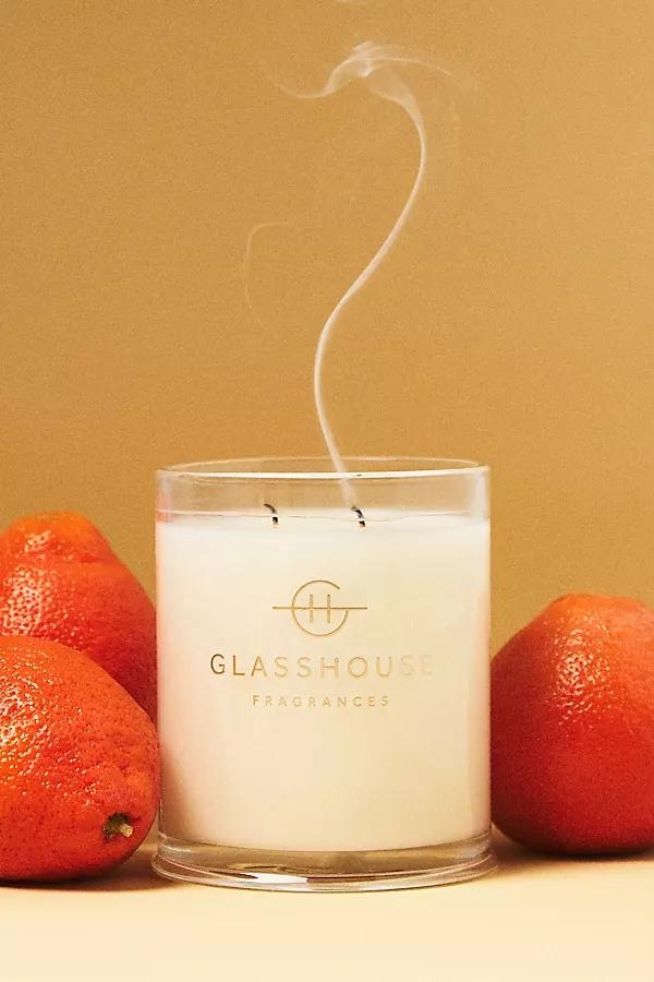 Sunkissed In Bermuda Fresh Glass Candle - Image 0