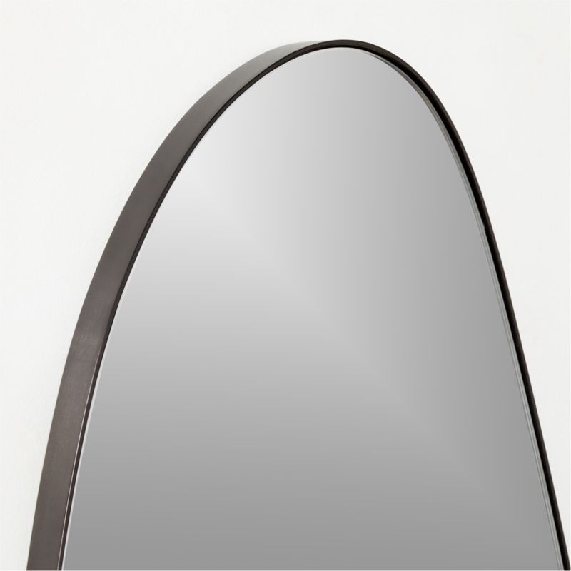Navone Blackened Brass Wall Mirror 20''x44'' - Image 3