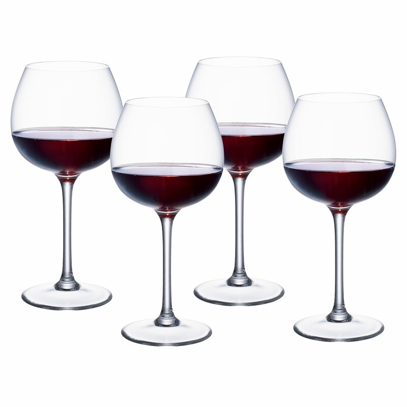 Villeroy & Boch Purismo Set/4 18.5 oz Crystal All Purpose Wine Glass - Image 0