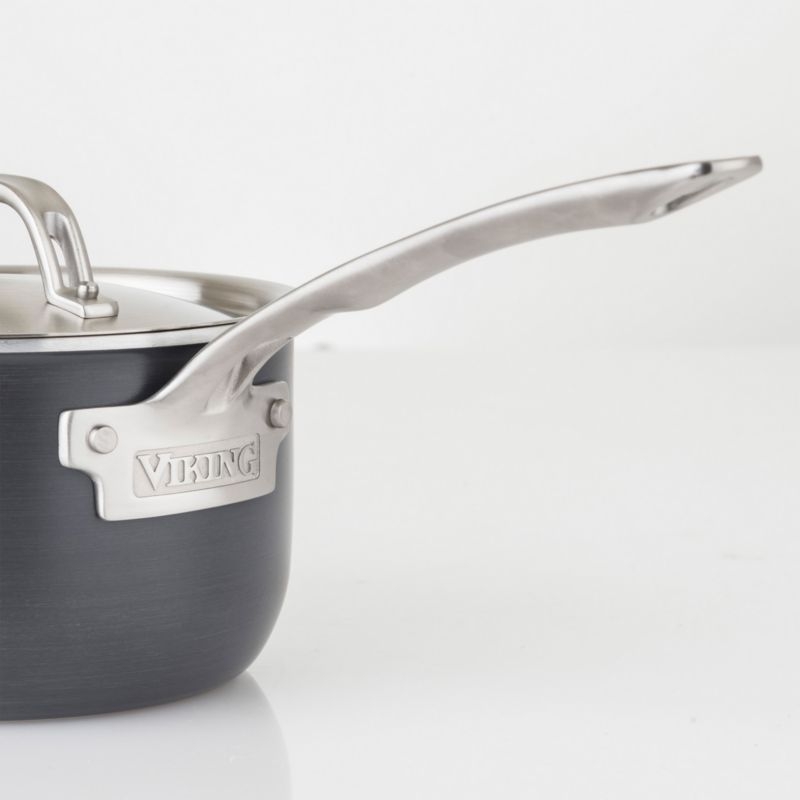 Viking ® 5-Ply Hard-Anodized 10-Piece Cookware Set with Stainless Steel Interiors - Image 3