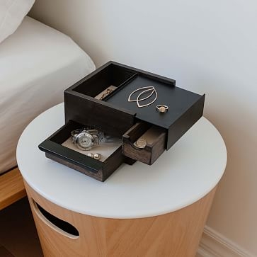 Stowit Mini Jewelry Box, White - Image 2