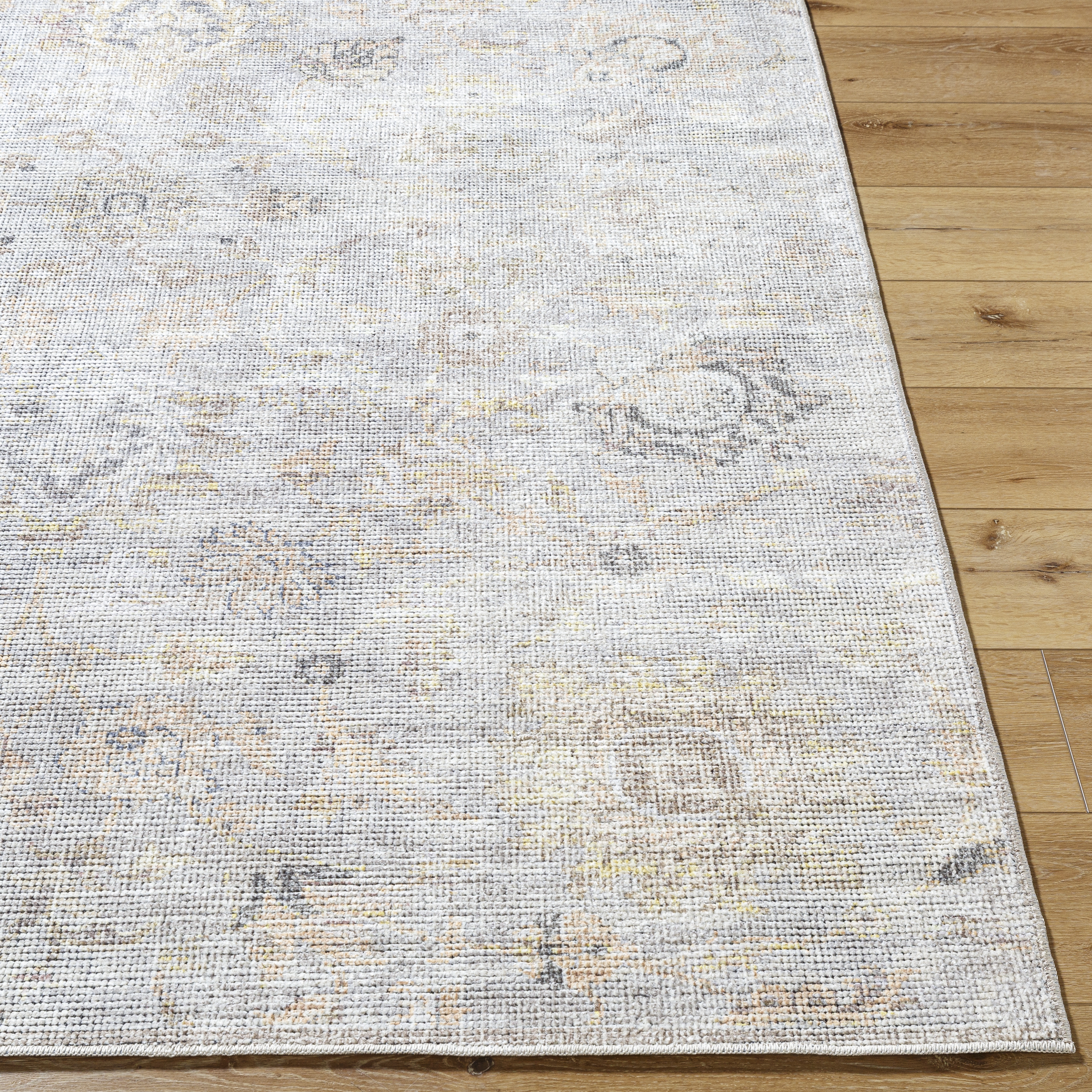 Olympic Gray Indoor 2'7" x 10' Machine Woven Rug - Image 2