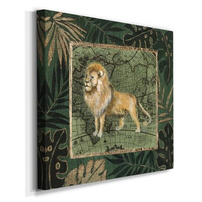 Jungle Lion-Premium Gallery Wrapped Canvas - Ready To Hang - Image 0