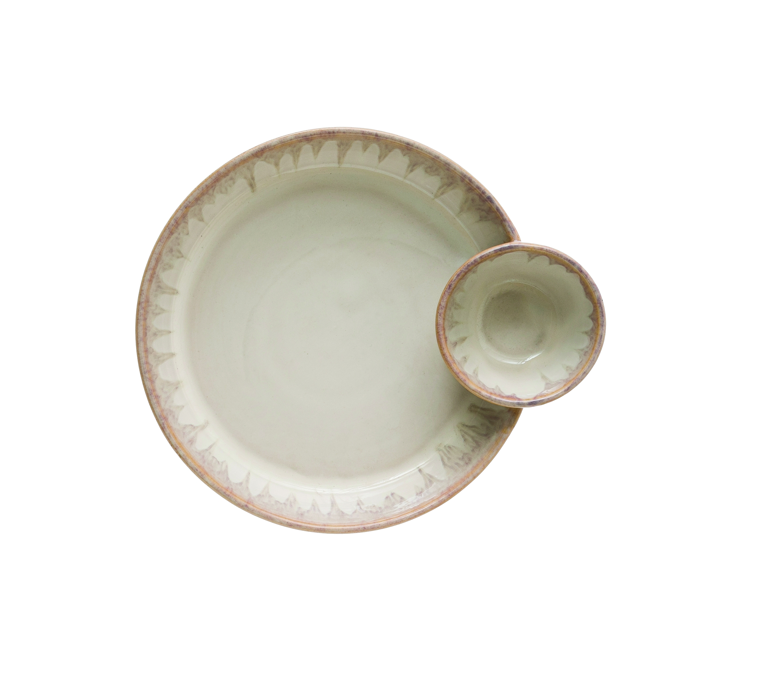 Cream Stoneware Serving Dish - Image 0