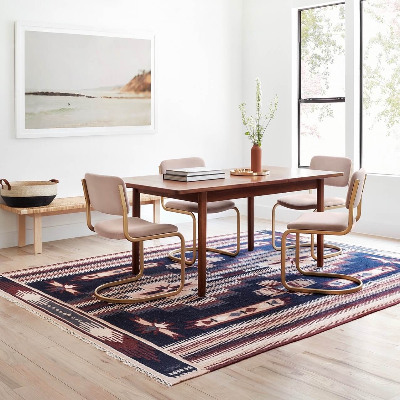 The Citizenry Keya Handwoven Area Rug | 6' x 9' | Made You Blush - Image 1
