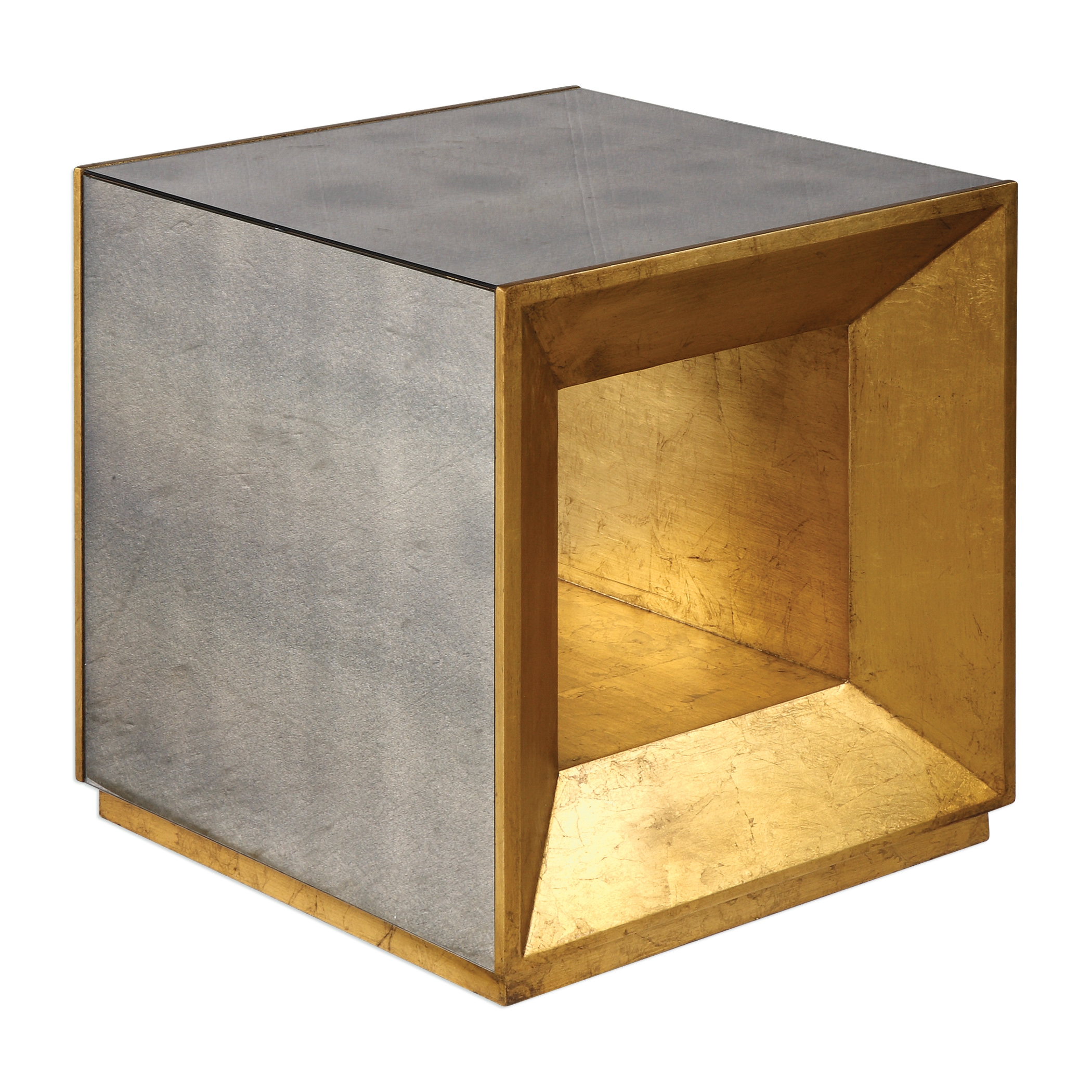 Flair Gold Cube Table - Image 4