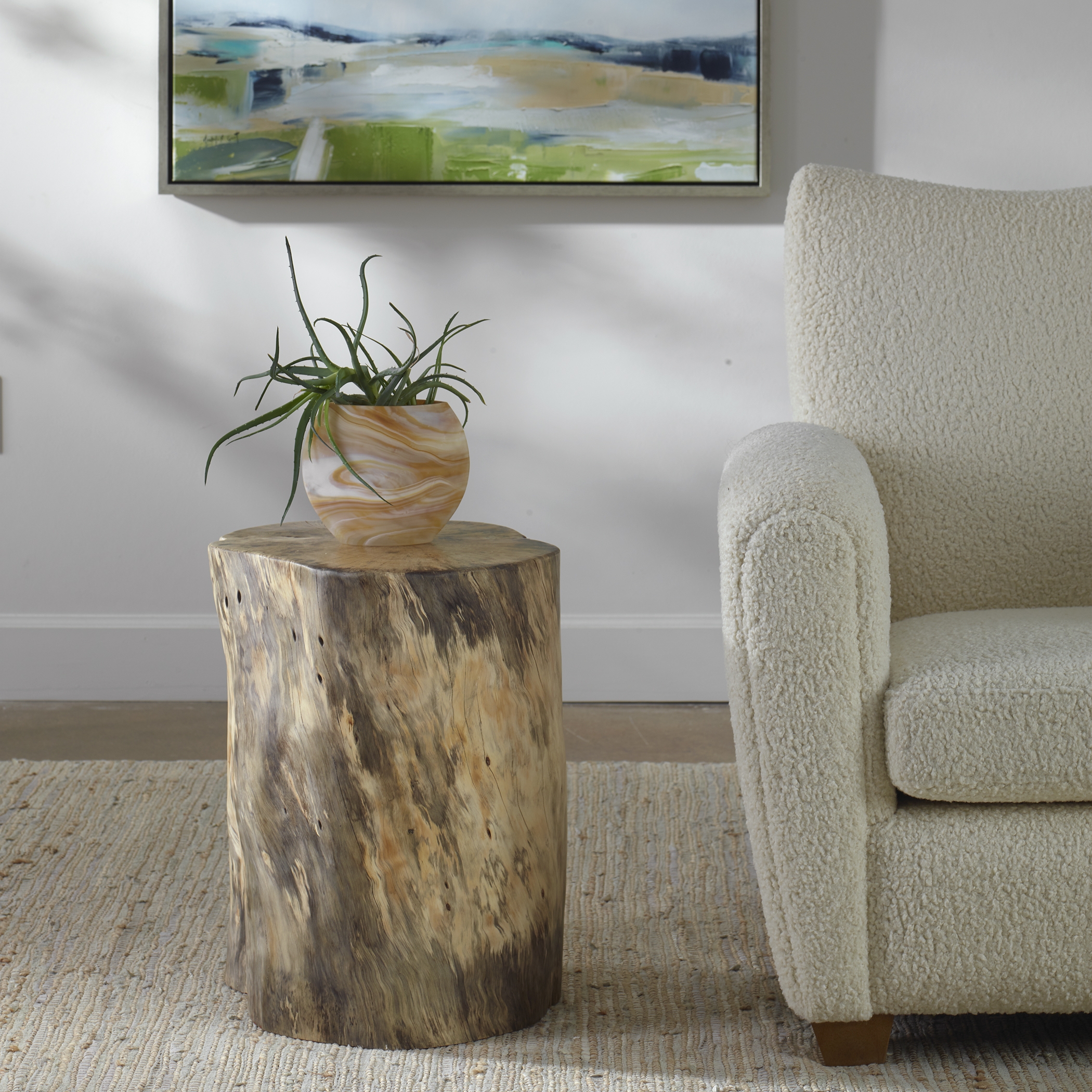 Habitat Natural Accent Stool - Image 1