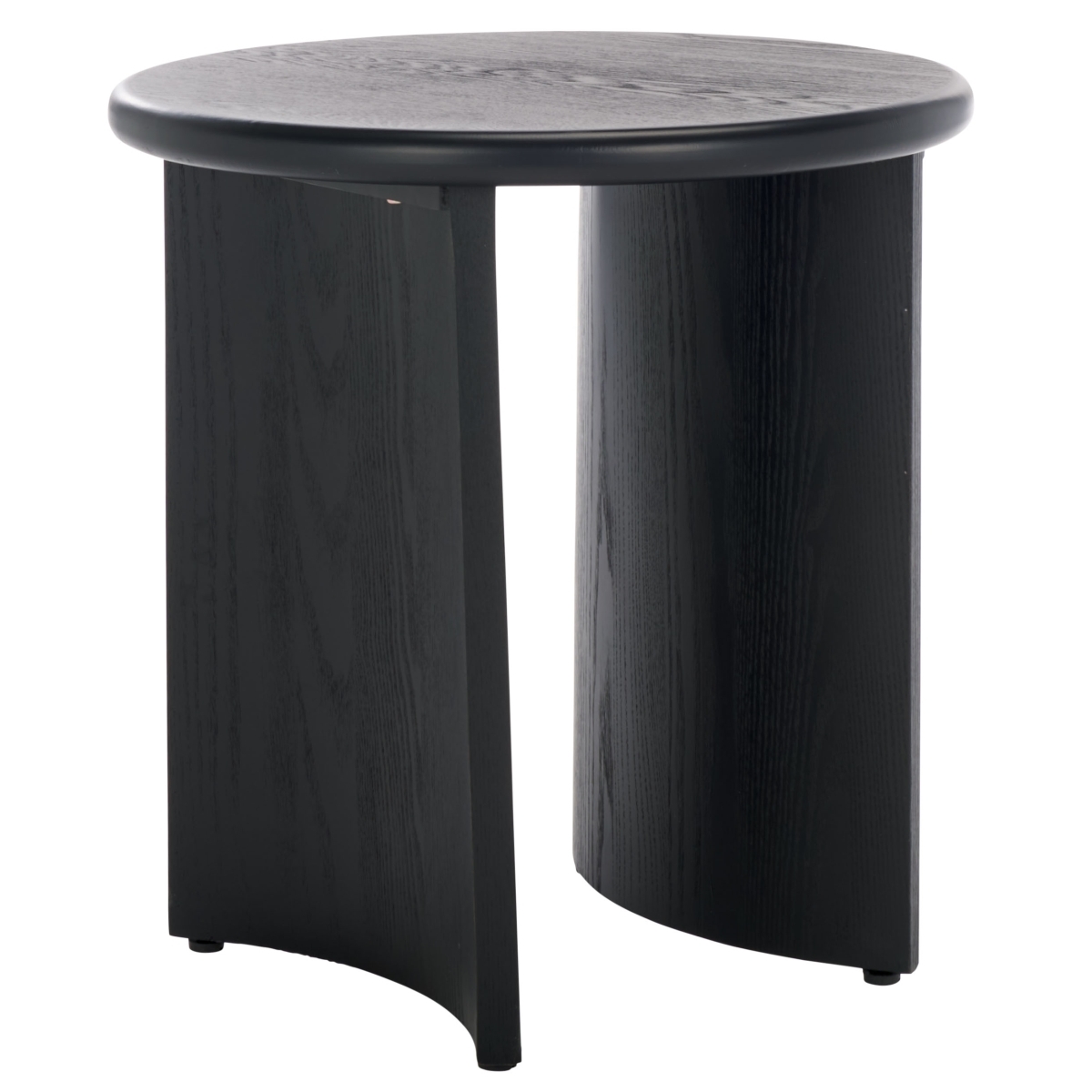 Alanka Round End Table - Black - Safavieh - Image 4