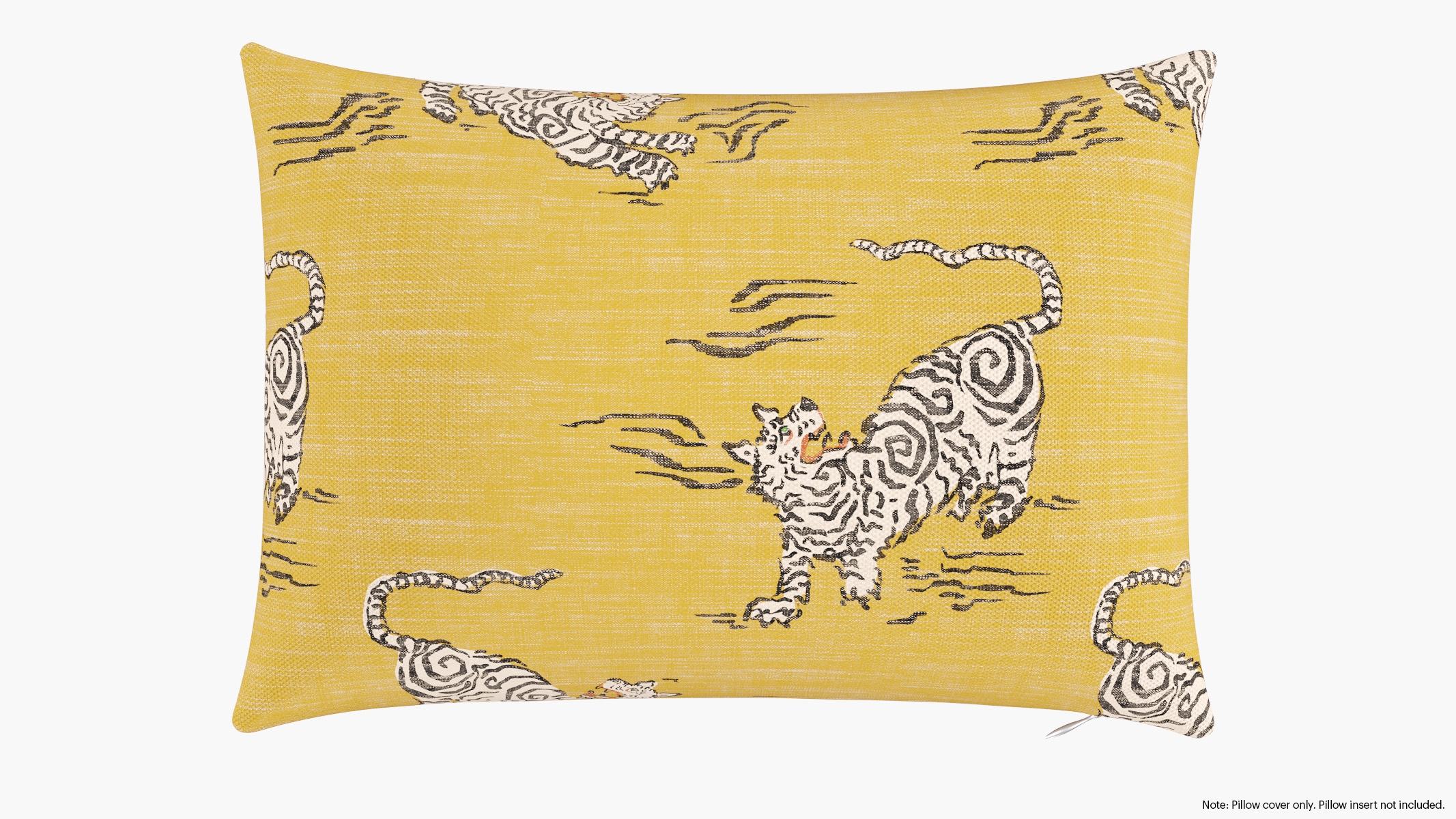 Throw Pillow Cover 14" x 20", Dijon Tigresse, 14" x 20" - Image 0