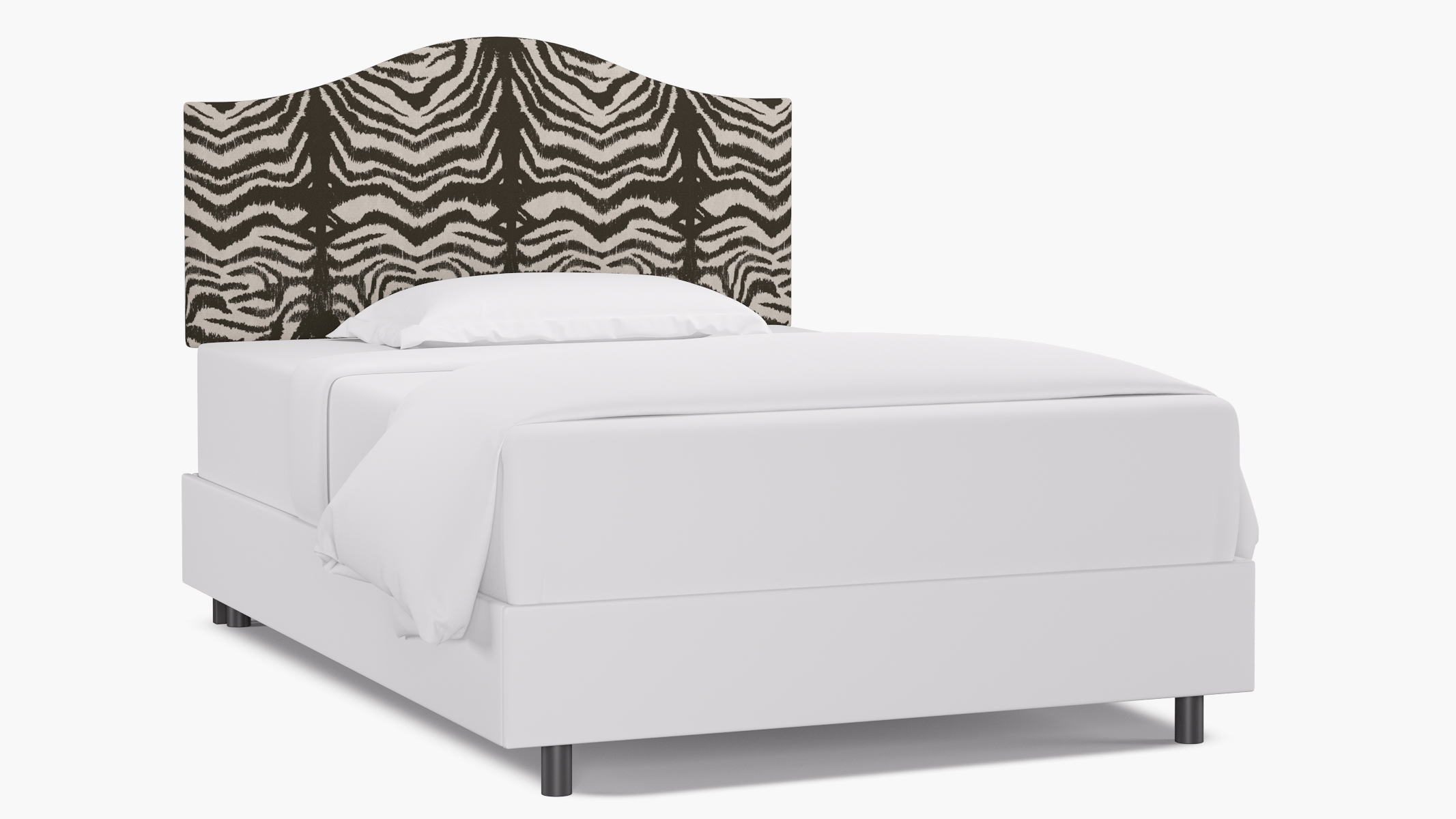 Camelback Headboard, Zebra, Full - Image 0