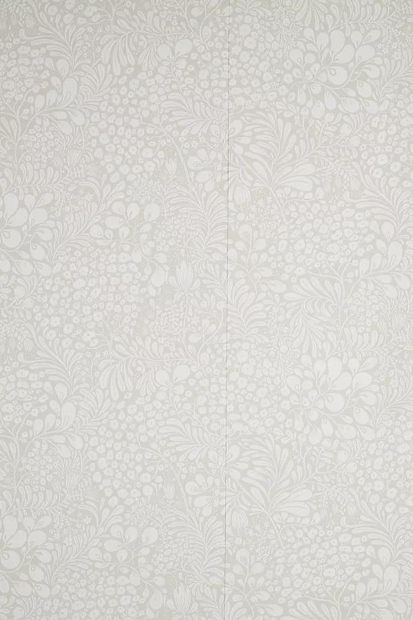 Siv Grey Botanical Floral Wallpaper - Image 0