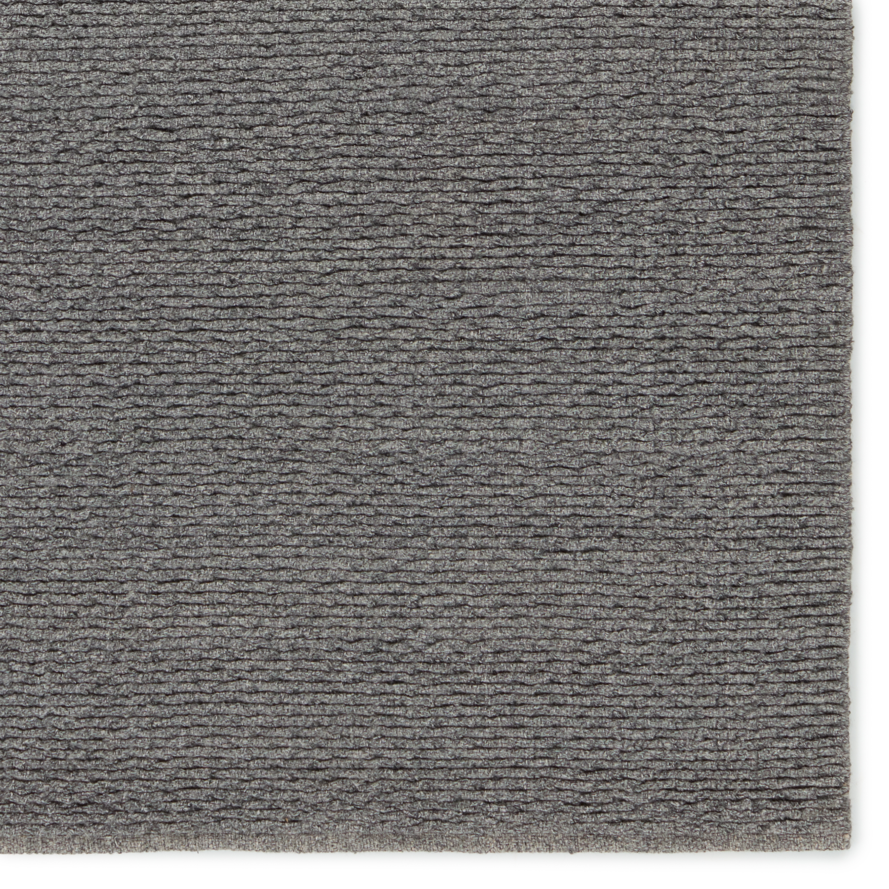 Windcroft Handmade Solid Gray Area Rug (6'X9') - Image 3