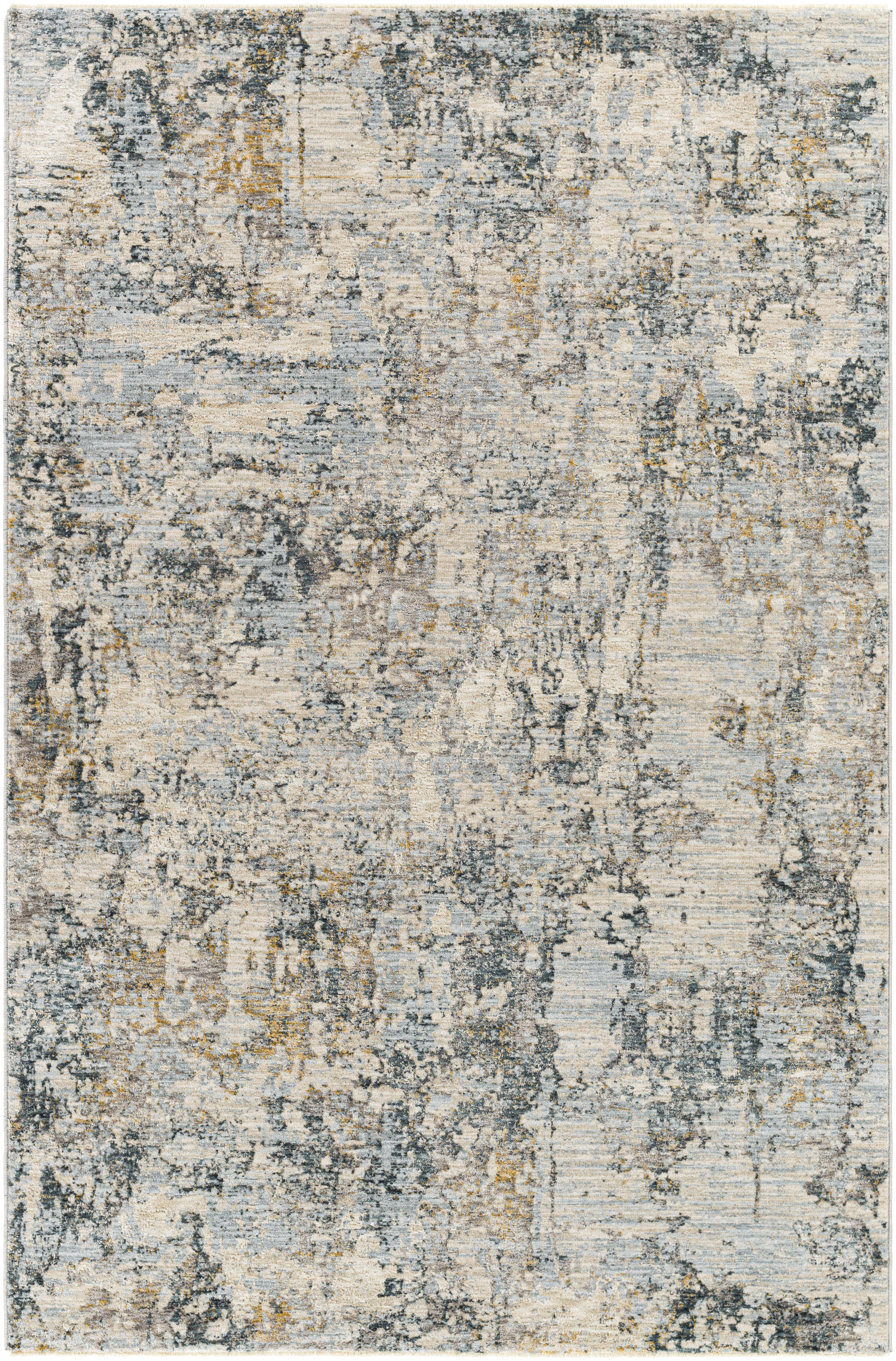 Laila Gray Indoor 7'10" x 7'10" Machine Woven Rug - Image 1