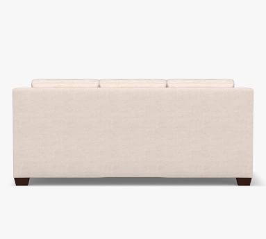York Square Arm Upholstered Loveseat 70.5" 2X2, Down Blend Wrapped Cushions, Performance Heathered Tweed Pebble - Image 5