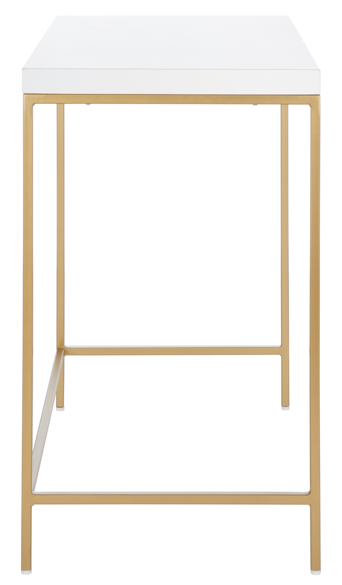 Cass Desk - White / Gold - Safavieh - Image 6