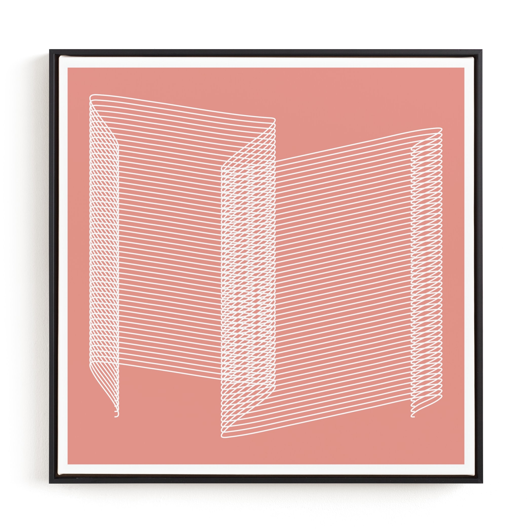 Pink And Lines Limited Edition Fine Art Print 2 - Image 0