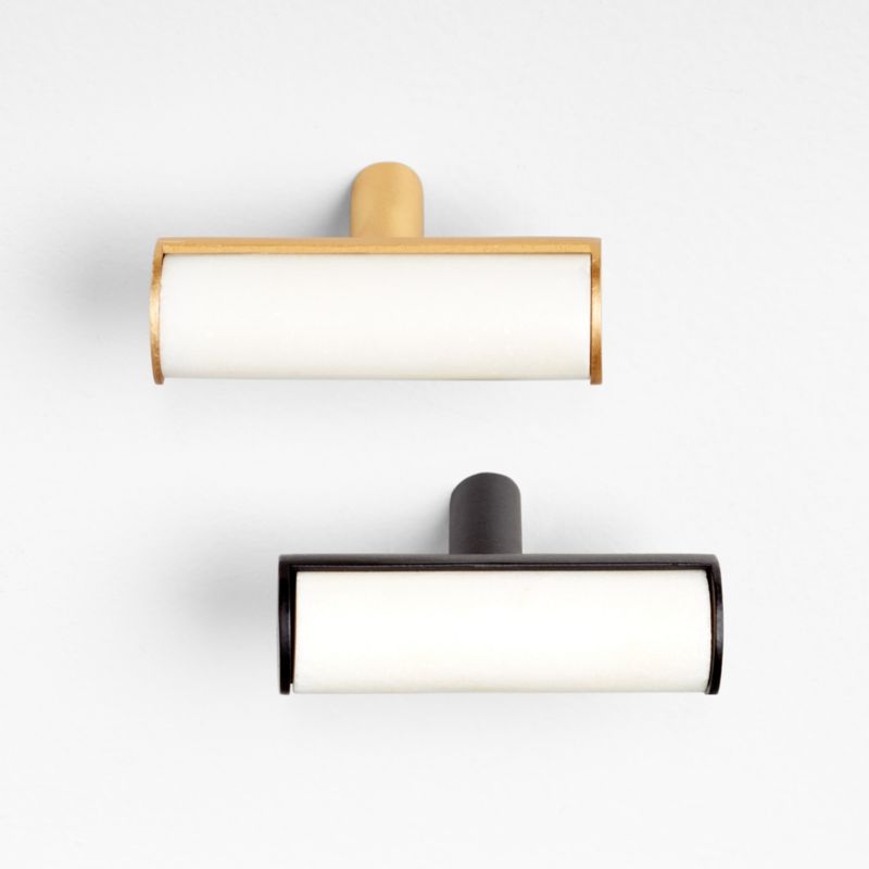 Mason Marble Hardware 4" Brass Bar Pull - Image 2