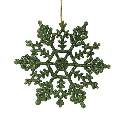 Glitter Snowflake Ornament - Image 0