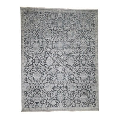 One-of-a-Kind Ballance Hand-Knotted Gray 9' x 11'8" Area Rug - Image 0