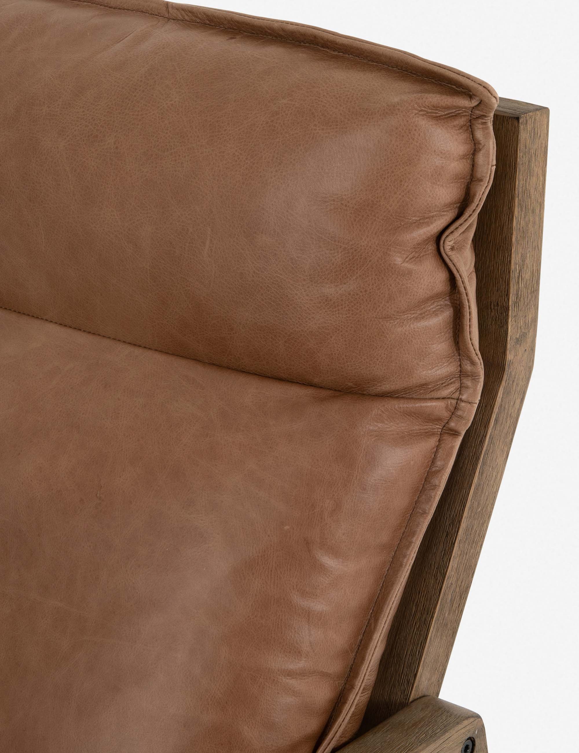 Rowena Leather Accent Chair - Image 6