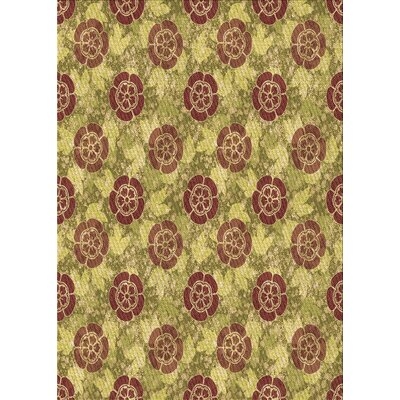 Doby Floral Brown Area Rug - Image 0