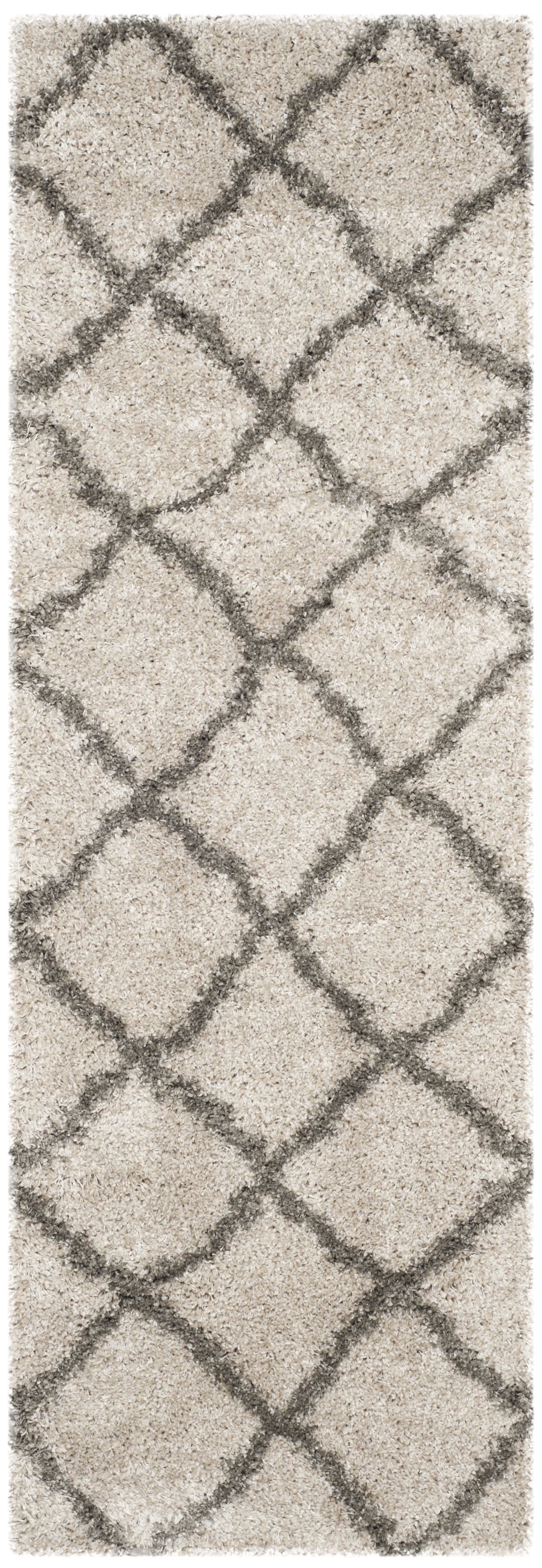 Arlo Home Woven Area Rug, SGB489D, Taupe/Grey,  2' 3" X 11' - Image 0