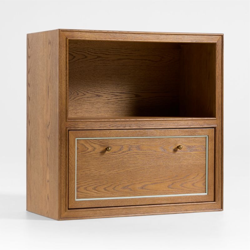 Hawes Modular Oak Wood Kids Bookcase with Drawer by Jake Arnold - Image 3