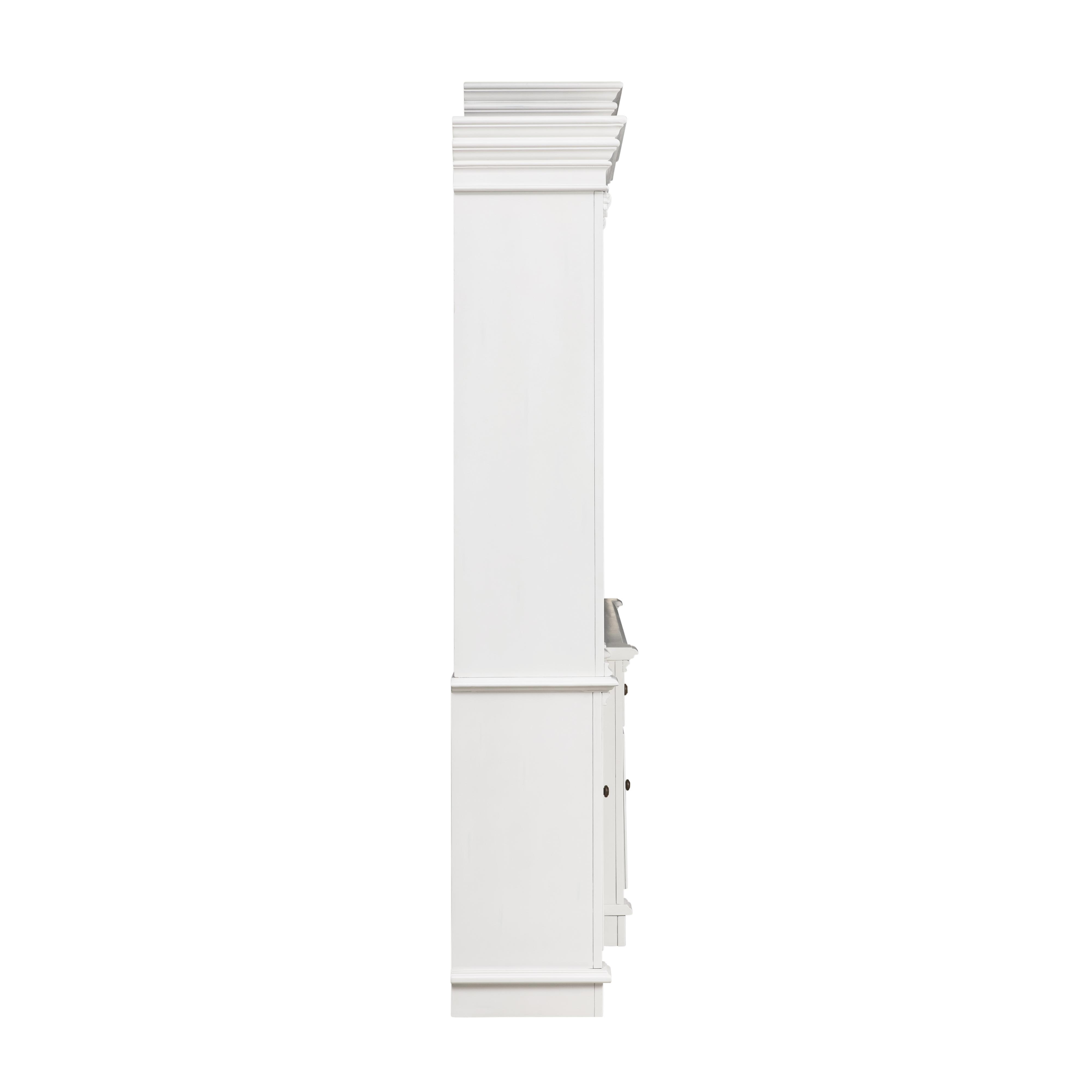 Newport White Entertainment Center for TVs up to 65" - Image 3