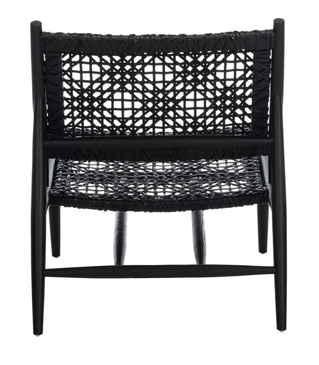 Bandelier Leather Weave Accent Chair - Image 8